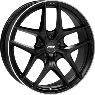 ATS Competition 2 Racing Black Horn Polished Alloy Wheels Image